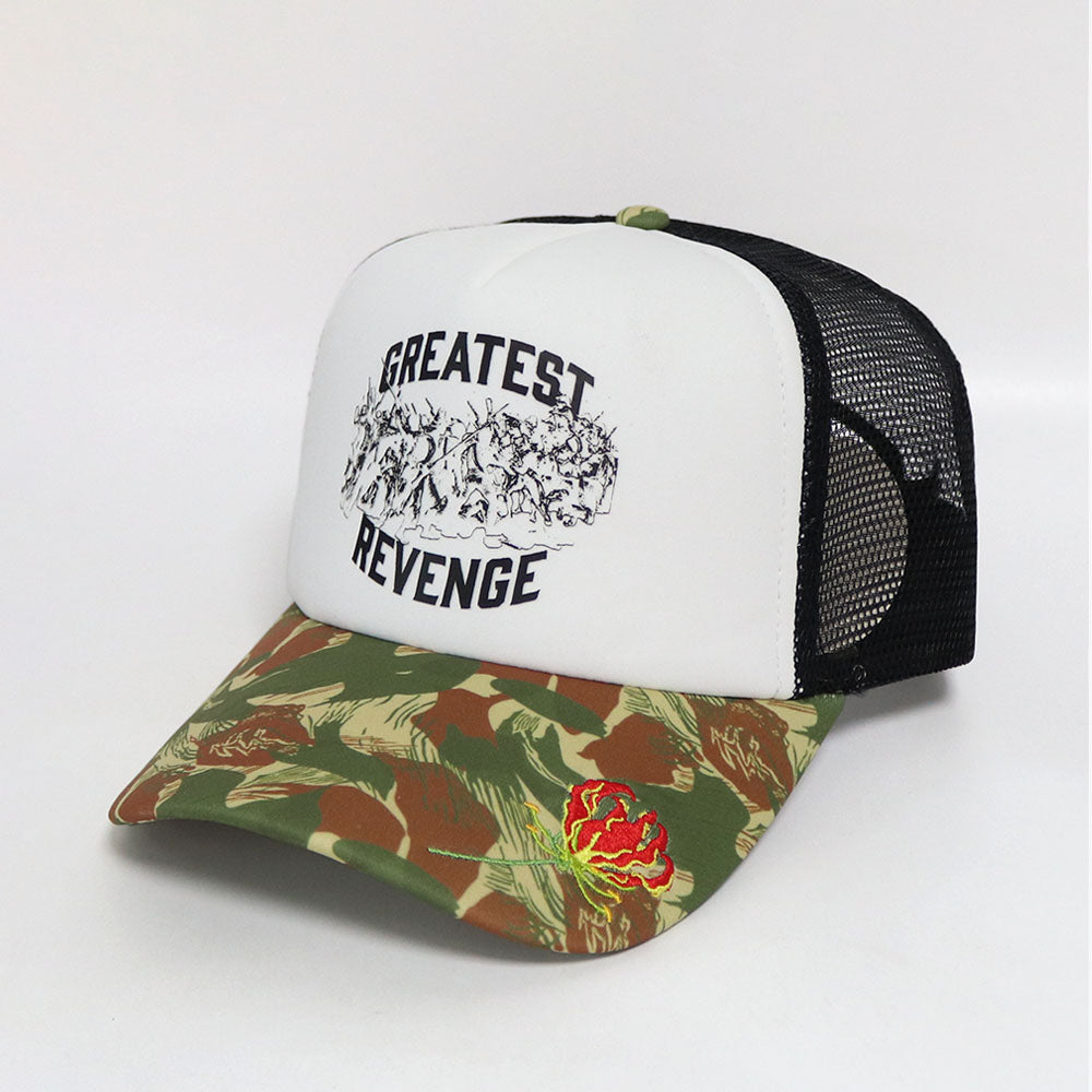GREATEST REVENGE WAR CAMO TRUCKER