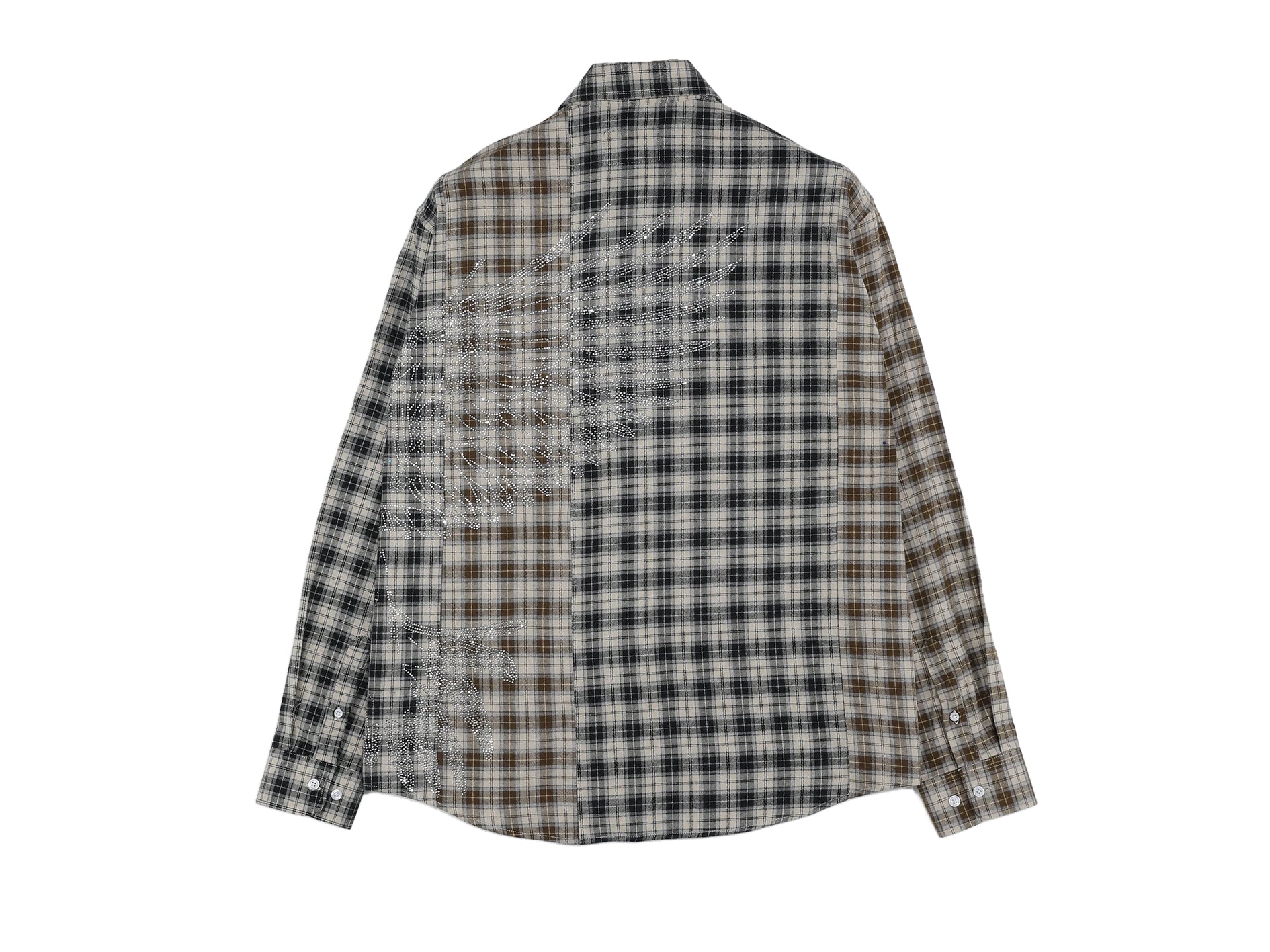 RHINESTONE EAGLE FLANNEL SHIRT