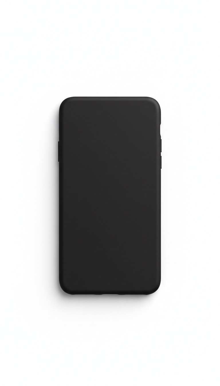Sleek All-Black Phone Case